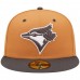 Toronto Blue Jays Men's New Era Brown/Charcoal Two-Tone Color Pack 59FIFTY Fitted Hat