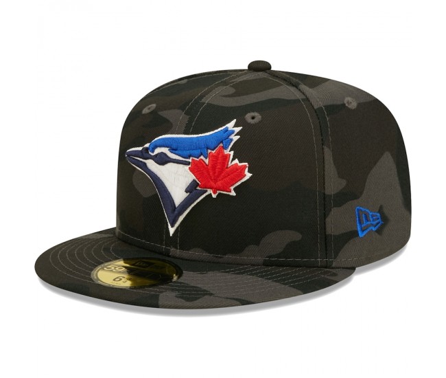 Toronto Blue Jays Men's New Era Camo Dark 59FIFTY Fitted Hat