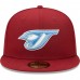 Toronto Blue Jays Men's New Era Cardinal 30th Season Air Force Blue Undervisor 59FIFTY Fitted Hat
