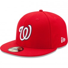 Washington Men's Nationals New Era Red Game Authentic Collection On-Field 59FIFTY Fitted Hat