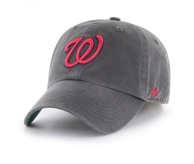 Washington Nationals Men's '47 Graphite Franchise Fitted Hat