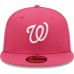 Washington Nationals Men's New Era Beetroot Logo 59FIFTY Fitted Hat