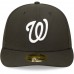 Washington Nationals Men's New Era Black & White Low Profile 59FIFTY Fitted Hat