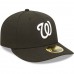 Washington Nationals Men's New Era Black & White Low Profile 59FIFTY Fitted Hat
