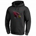 Arizona Cardinals Men's NFL Pro Line by Fanatics Branded Black Personalized Midnight Mascot Pullover Hoodie