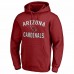 Arizona Cardinals Men's Fanatics Branded Cardinal Victory Arch Team Fitted Pullover Hoodie