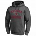 Arizona Cardinals Men's Fanatics Branded Heather Charcoal Victory Arch Team Fitted Pullover Hoodie