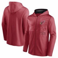 Arizona Cardinals Men's Fanatics Branded Cardinal Defender Full-Zip Hoodie Jacket
