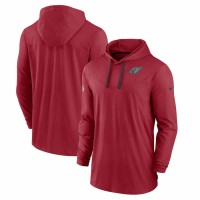 Arizona Cardinals Men's Nike Cardinal Sideline Pop Performance Pullover Long Sleeve Hoodie T-Shirt