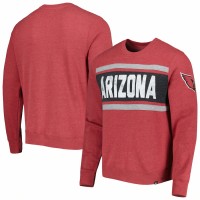 Arizona Cardinals Men's '47 Heathered Cardinal Bypass Tribeca Pullover Sweatshirt