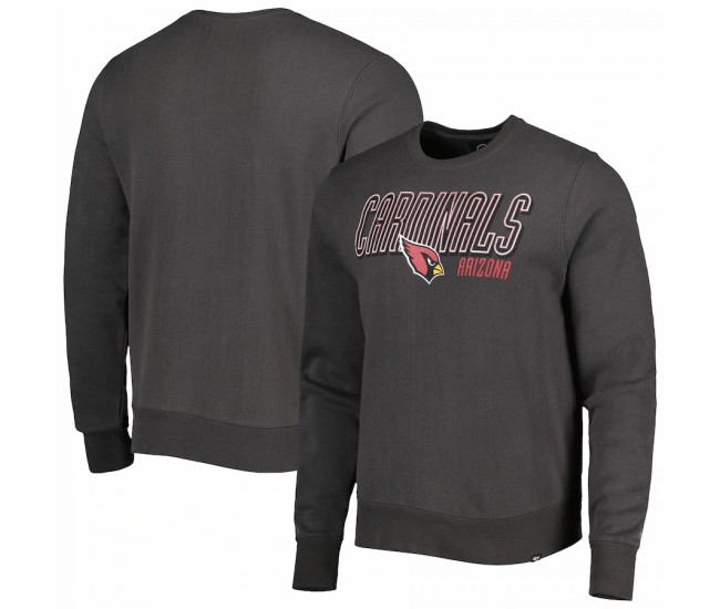 Arizona Cardinals Men's '47 Charcoal Locked In Headline Pullover Sweatshirt