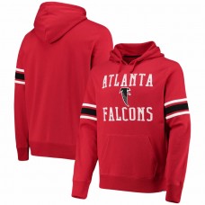 Atlanta Falcons Men's  '47 Red Double Block Throwback Pullover Hoodie