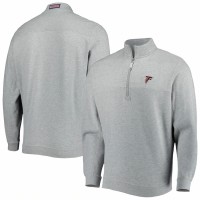 Atlanta Falcons Men's Vineyard Vines Heathered Gray Shep Shirt Team Quarter-Zip Jacket