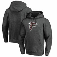 Atlanta Falcons Men's Fanatics Branded Heathered Charcoal Big & Tall Primary Logo Pullover Hoodie