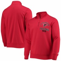 Atlanta Falcons Men's Starter Red Heisman Quarter-Zip Jacket