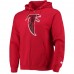 Atlanta Falcons Men's Starter Red Throwback Logo Full-Zip Hoodie