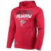 Atlanta Falcons Men's New Era Red Combine Authentic Big Stage Pullover Hoodie