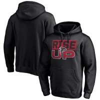 Atlanta Falcons Men's Fanatics Branded Black Hometown Collection Rise Up Fitted Pullover Hoodie