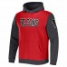 Atlanta Falcons Men's NFL x Darius Rucker Collection by Fanatics Red/Charcoal Colorblock Pullover Hoodie