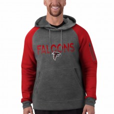 Atlanta Falcons Men's  MSX by Michael Strahan Gray/Red Pullover Hoodie