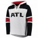 Atlanta Falcons Men's '47 Heather Gray Gridiron Lace-Up Pullover Hoodie