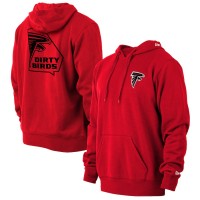 Atlanta Falcons Men's New Era Red Dirty Birds Pullover Hoodie