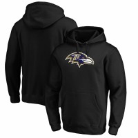 Baltimore Ravens Men's Fanatics Branded Black Big & Tall Primary Logo Pullover Hoodie
