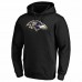 Baltimore Ravens Men's Fanatics Branded Black Big & Tall Primary Logo Pullover Hoodie