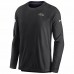 Baltimore Ravens Men's Nike Black Sideline Lockup Performance Long Sleeve T-Shirt