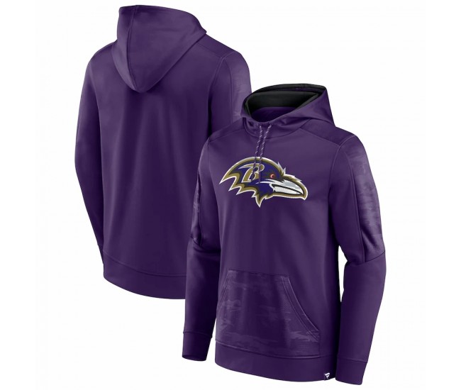Baltimore Ravens Men's Fanatics Branded Purple On The Ball Pullover Hoodie