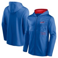 Buffalo Bills Men's Fanatics Branded Royal Defender Full-Zip Hoodie Jacket