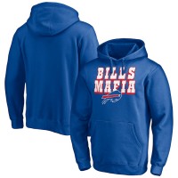 Buffalo Bills Men's Fanatics Branded Royal Hometown Collection Sweep Fitted Pullover Hoodie