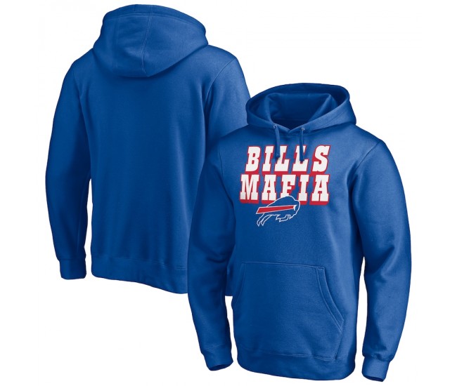 Buffalo Bills Men's Fanatics Branded Royal Hometown Collection Sweep Fitted Pullover Hoodie