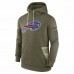 Buffalo Bills Men's Nike Olive 2022 Salute to Service Therma Performance Pullover Hoodie