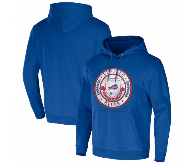 Buffalo Bills Men's NFL x Darius Rucker Collection by Fanatics Royal Washed Pullover Hoodie