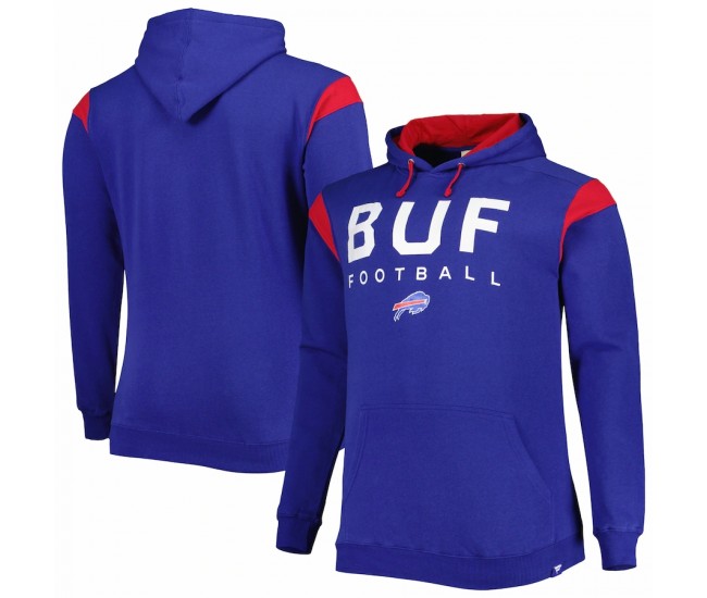 Buffalo Bills Men's Fanatics Branded Royal Big & Tall Call the Shots Pullover Hoodie
