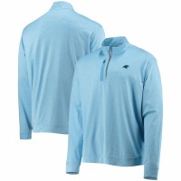 Carolina Panthers Men's Cutter & Buck Light Blue Stealth DryTec Quarter-Zip Jacket