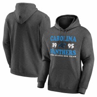 Carolina Panthers Men's Heathered Charcoal Fierce Competitor Pullover Hoodie