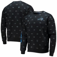 Carolina Panthers Men's Tommy Hilfiger Black Reid Graphic Pullover Sweatshirt