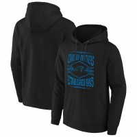 Carolina Panthers Men's NFL x Darius Rucker Collection by Fanatics Black 2-Hit Pullover Hoodie