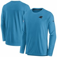 Carolina Panthers Men's Nike Blue Sideline Lockup Performance Long Sleeve T-Shirt