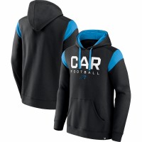 Carolina Panthers Men's Fanatics Branded Black Call The Shot Pullover Hoodie