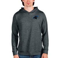 Carolina Panthers Men's Antigua Heathered Charcoal Absolute Pullover Hoodie
