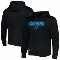Carolina Panthers Men's New Era Black Combine Authentic Stated Logo Pullover Hoodieirt