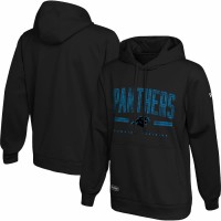 Carolina Panthers Men's New Era Black Combine Authentic Coin Toss Pullover Hoodie
