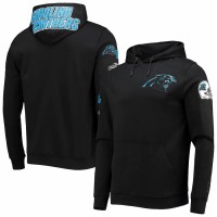 Carolina Panthers Men's Pro Standard Black Logo Pullover Hoodie