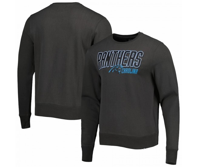 Carolina Panthers Men's '47 Charcoal Locked In Headline Pullover Sweatshirt