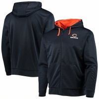 Chicago Men's Bears Dunbrooke Navy/Orange Apprentice Full-Zip Hoodie