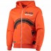 Chicago Bears Men's New Era Orange Drill Combine Authentic Full-Zip Hoodie Jacket