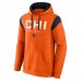 Chicago Bears Men's Fanatics Branded Orange Call The Shot Pullover Hoodie